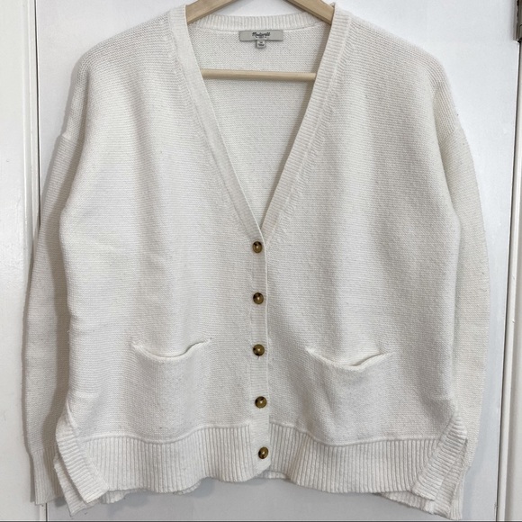 Madewell Sweaters - Madewell White Cardigan